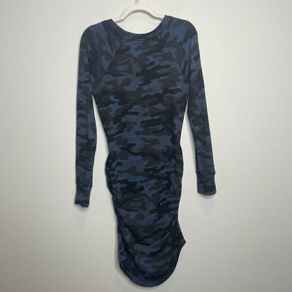 Sundry Blue Camo Sweatshirt Dress Size 0 XS - Picture 5 of 7